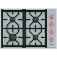 Plynová varná deska Wolf - Professional - 762 mm ICBCG304P/S